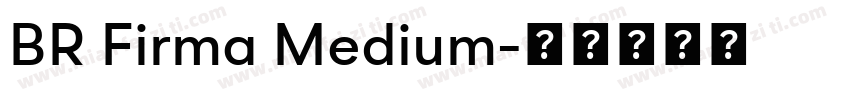 BR Firma Medium字体转换